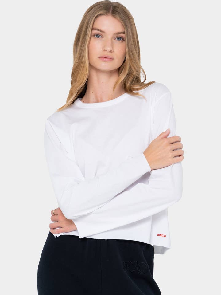 Core Long Sleeve Tee for wholesale by Peace Love World