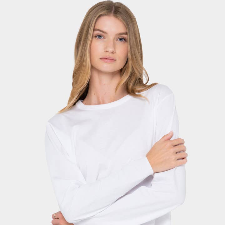 T-shirt a maniche lunghe Core per la vendita all'ingrosso da parte di Peace Love World