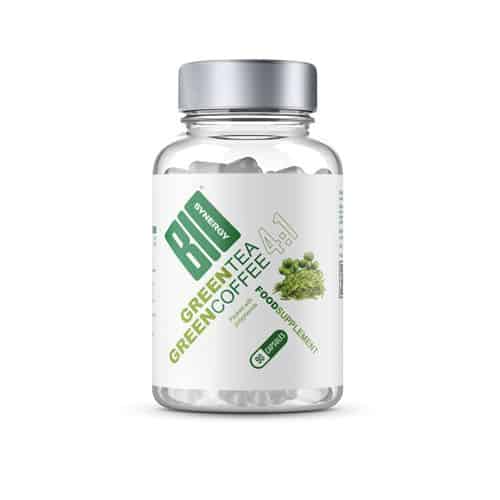 Bio-Synergy – Großhandel Nahrungsergänzungsmittel/Vitamin zum Einnehmen – Grüner Tee & Grüner Kaffee - 90 Kapseln0