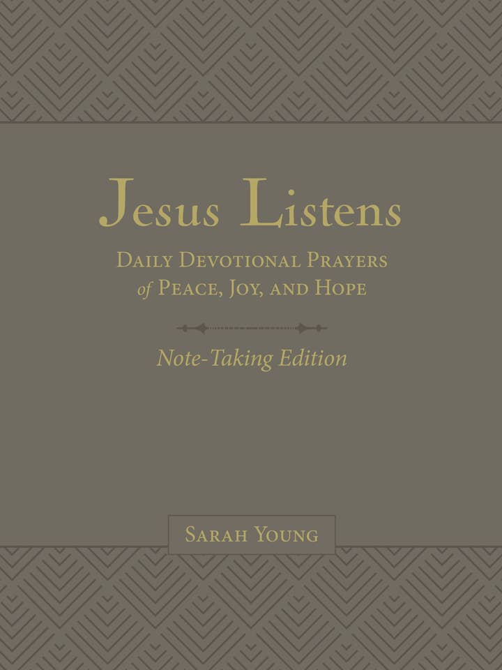 Jesus Listens Note-taking Edition for wholesale by HarperCollins Christian Publishing