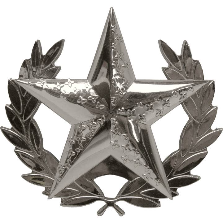 Square Deal Recordings & Supplies - Wholesale Belt Buckle - Unisex - Belt Buckle - Silver Nautical Star & Olive Branches