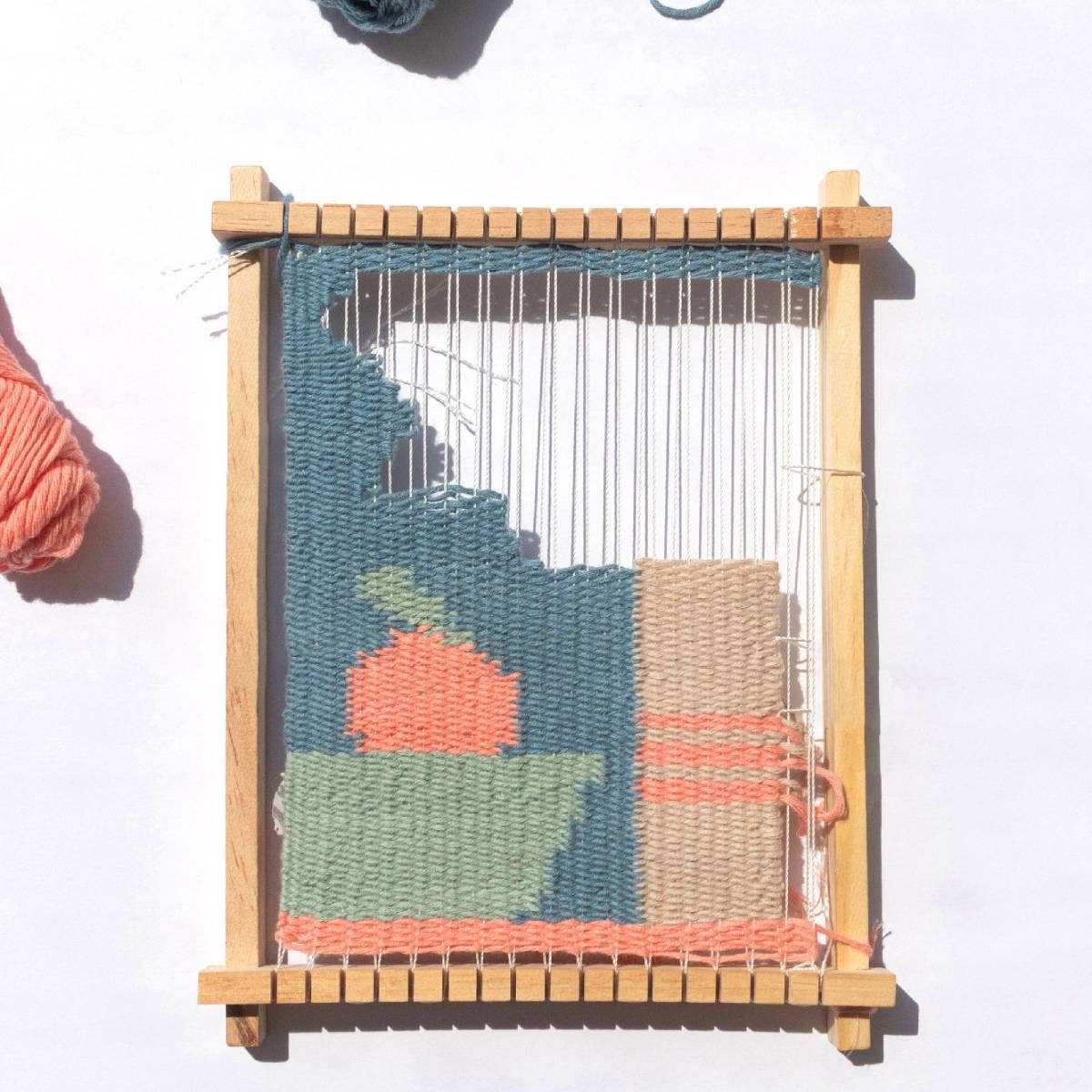 La Petite Épicerie - Wholesale DIY Craft Kit - DIY HABERDASHERY - My wall weaving - Nature2