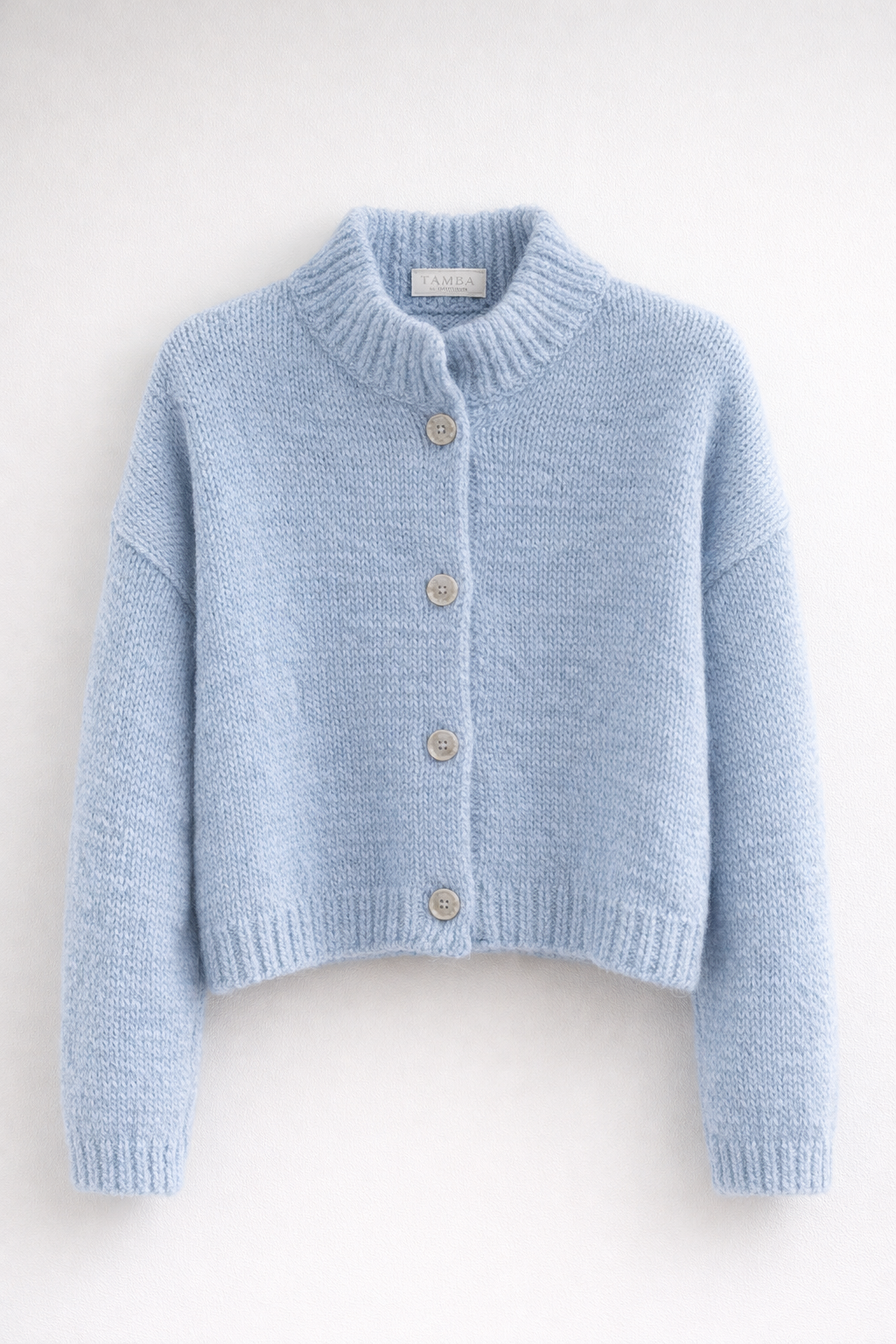 TAMBA – wholesale Kofta - Dam – Angora alpacka kofta med ståkrage och knappslå17