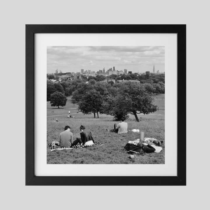 Stampa fotografica di Londra in bianco e nero di Primrose Hill per la vendita all'ingrosso da parte di Mo & Paul Photography