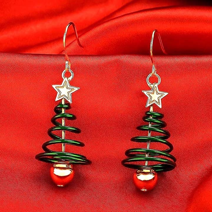 Wild & Free - Wholesale Dangle Earrings - Pendientes de árbol de Navidad0