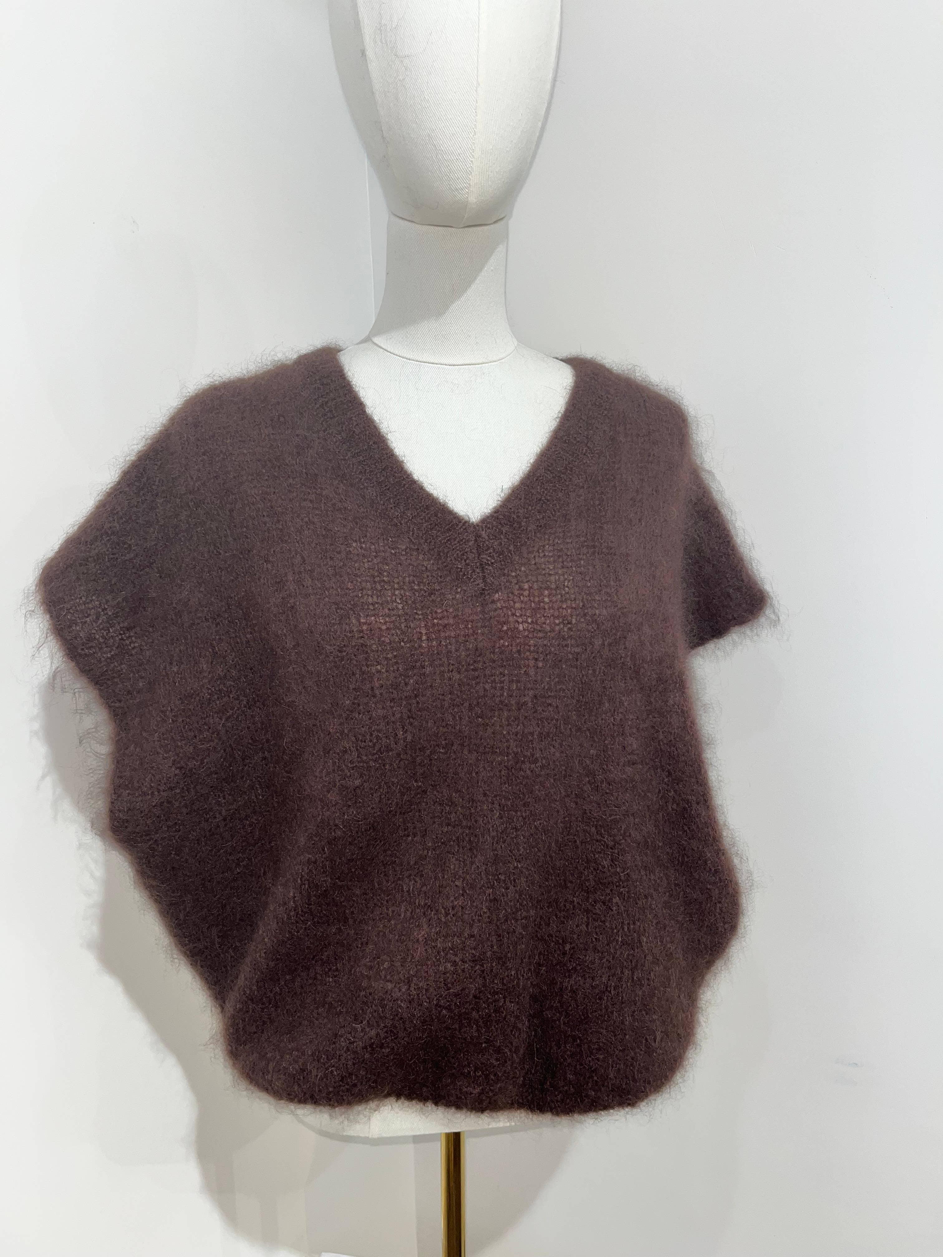 Orice - Vente Cardigan – femme - Gilet sans manche en maille 81% Kid mohair - Orice 17