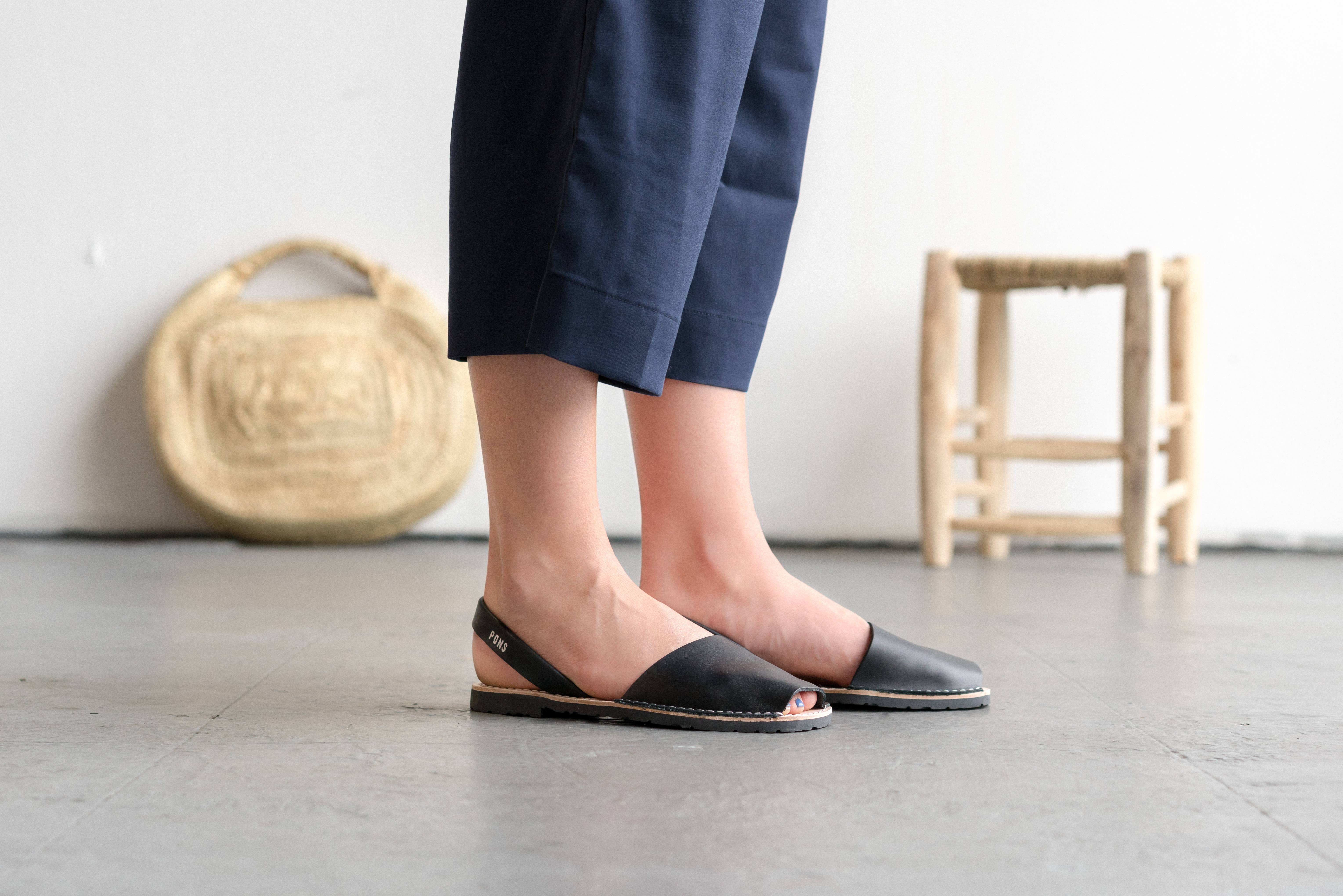 Pons - Vente Sandales – femme - Pons Chaussures - Classique Femme - Noir8