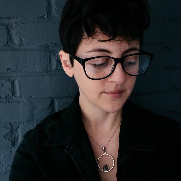 Yugen Handmade - Wholesale Pendant/Charm Necklace - Circle Meteorite Necklace1