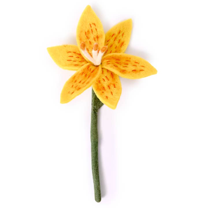 Global Goods Partners - Wholesale Artificial Flowers - Felt Stargazer Lily Flower5