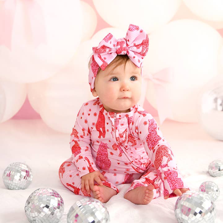 Gigi and Max – Engroshandel Romper - Baby – Cambrie RUFFLE ZIP Valentinsdag Bambus 1ST To-vejs Lynlås5