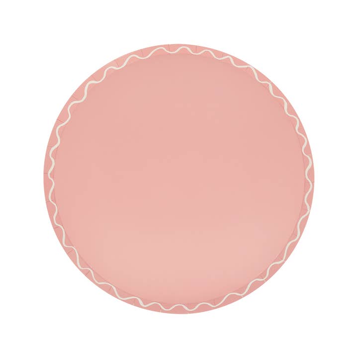 Meri Meri – wholesale Disposable plate – Mixed Wavy Line Side Plates12