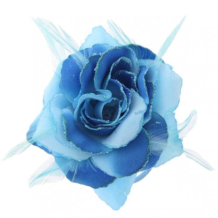 Topkids Accessories - Wholesale Fascinator Hat - Women's - Rose Flower Hair Clip Hairband Floral Corsage Fascinator Hair Band Aligator Beak Grip for Women & Girls Wedding Prom Party Special Occasion35