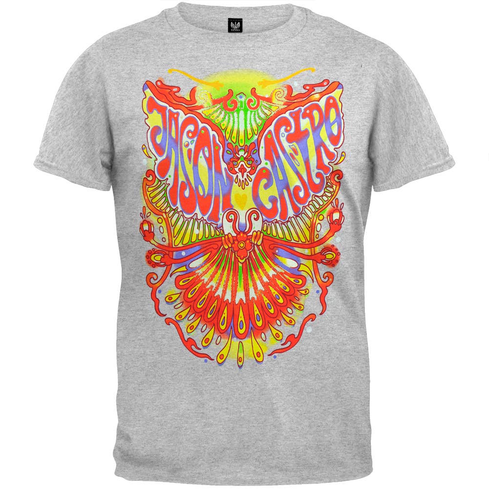 Official Store - Vente T-shirt sérigraphié – homme - Jason Castro - T-shirt doux pour homme psychédélique0