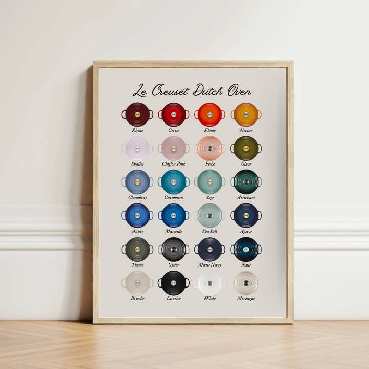 Olive Street Collective - Wholesale Art Print - Le Creuset Print6