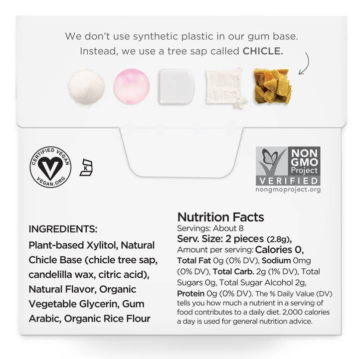 Simply Gum – wholesale Tuggummi – Sockerfritt Tuggummi - Naturligt + Plastfritt | 6-pack7