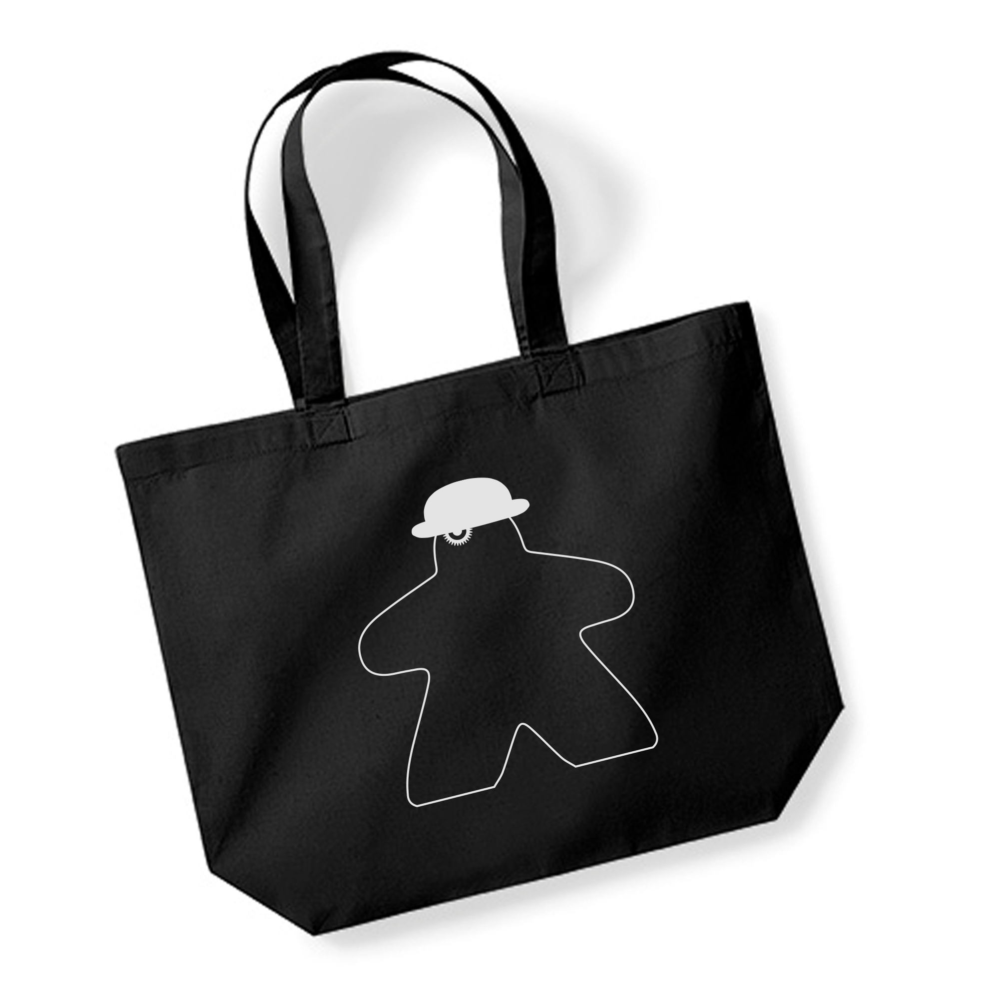 Meeplings | Handmade in Berlin - Wholesale Tote Bag - Unisex - Clockwork Meeple Extra Large Tote Bag0