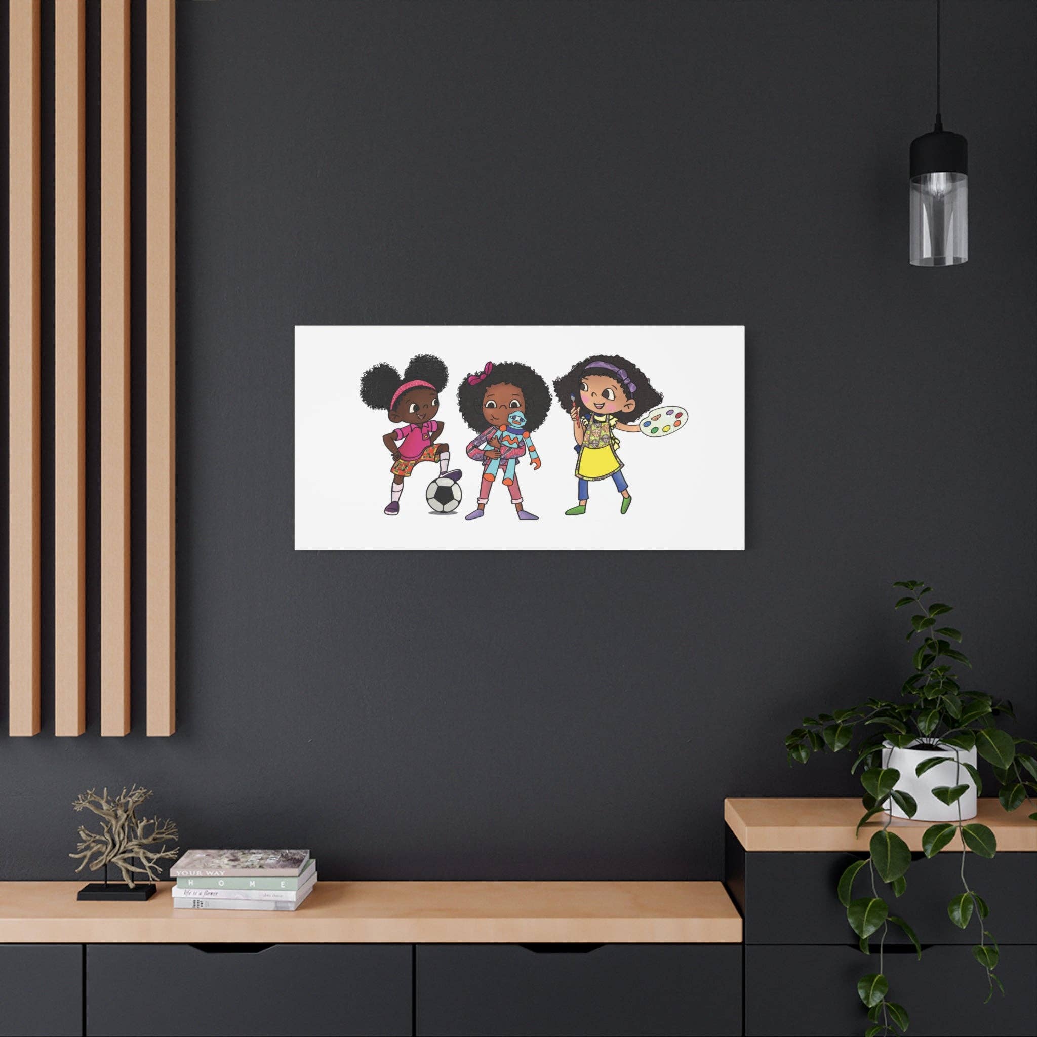 Ikuzi Dolls - Wholesale Art Print - Kids & Baby - Kids' Canvas Wall Art - Playful Characters for Creative Spaces110