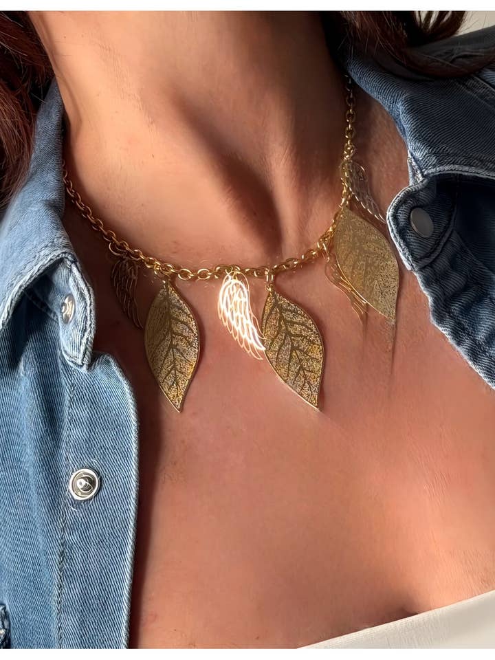 LEAF necklace for wholesale by EDITION LIMITEE