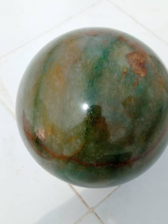 Green Aventurine Sphere (5.0 Kg/11.0 LBS one Ball) for wholesale by AmazeU