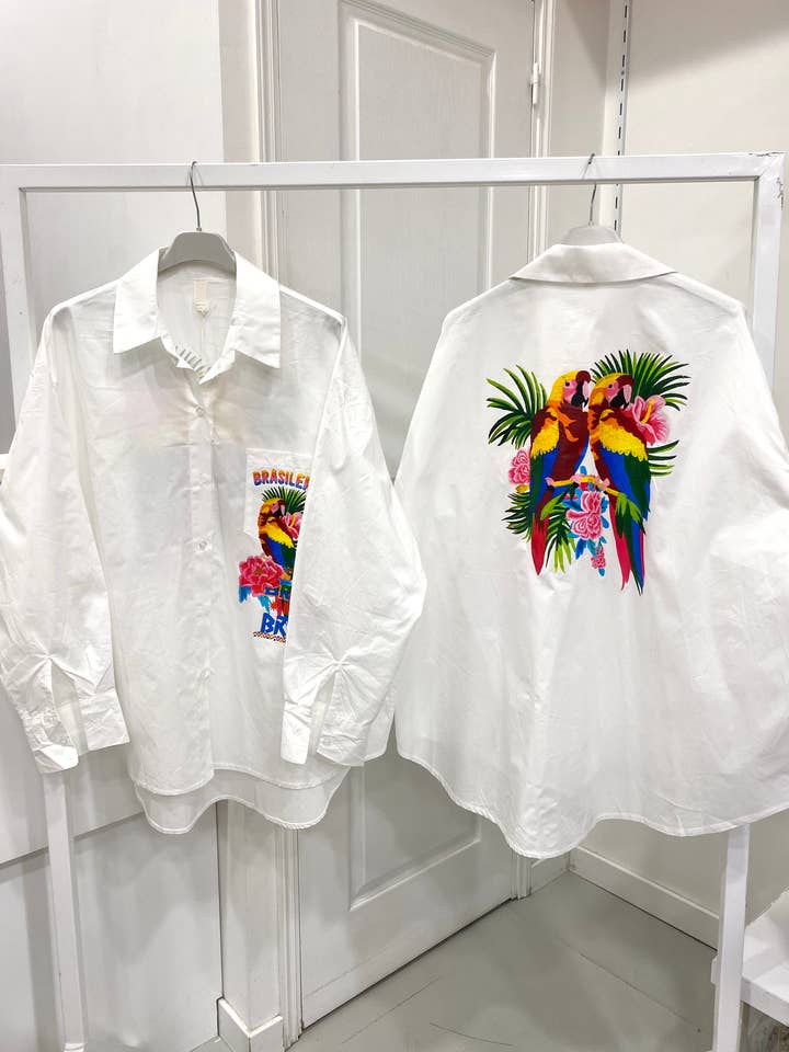 Camicia bianca per la vendita all'ingrosso da parte di NOS