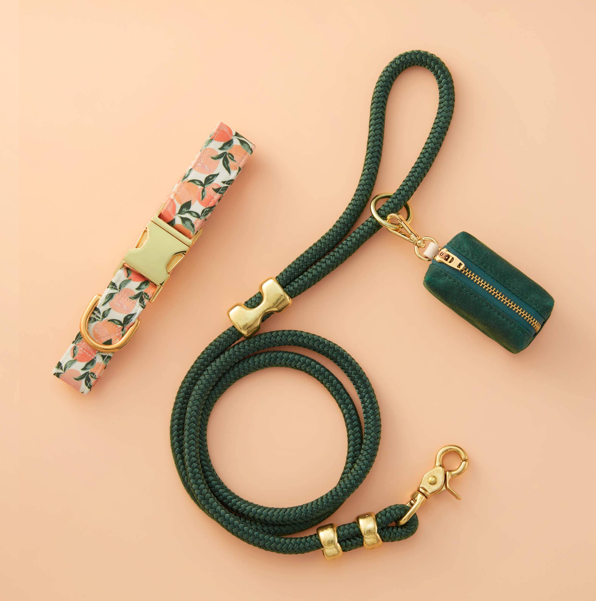 The Foggy Dog – coleira - Cão por atacado – Coleira de cachorro pêssegos e creme4