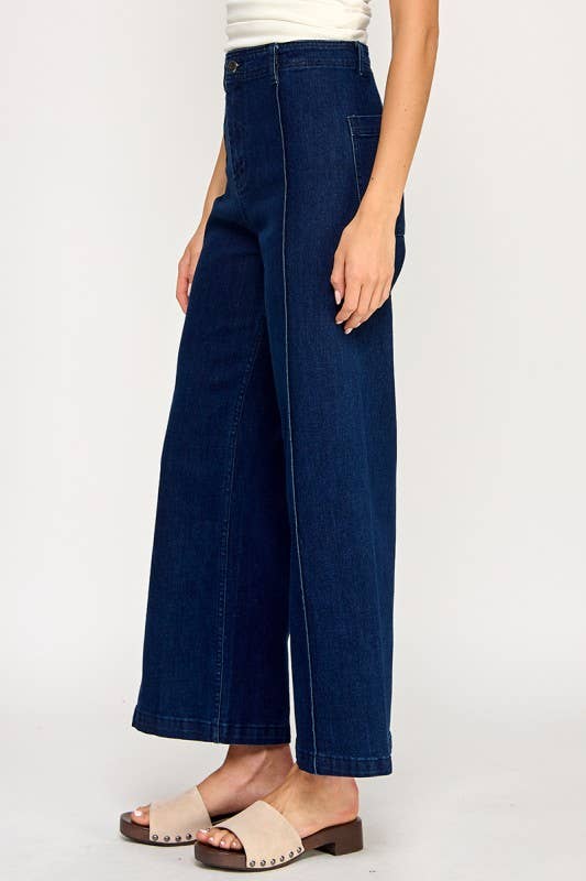 Dark Denim THE MARINE STRAIGHT PANTS for wholesale on Faire0
