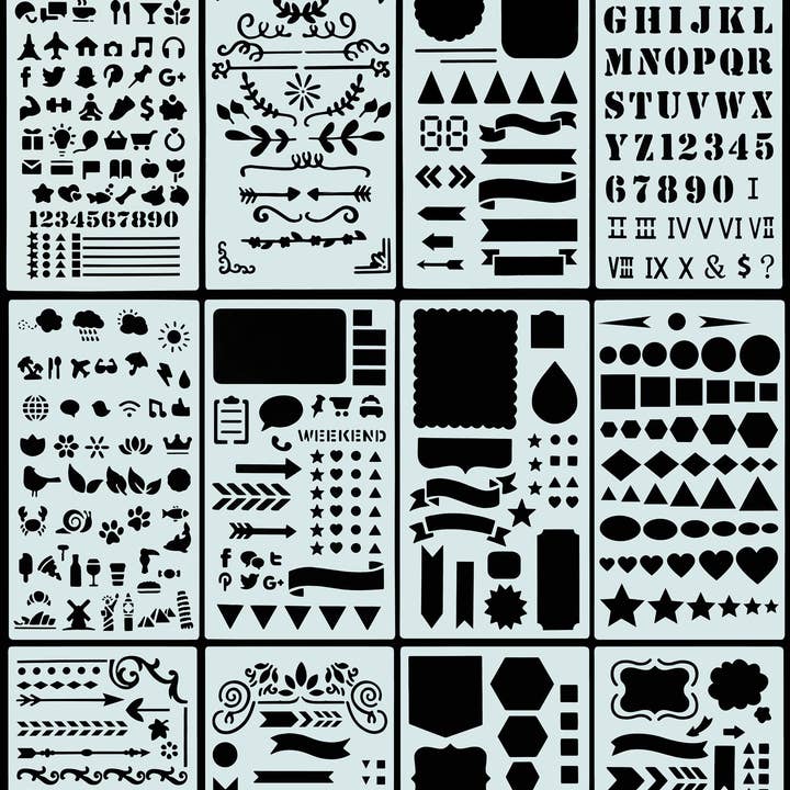 Essentials Dotted Journal Stencil Set and other Purchase Wholesale inkjet transfer paper. Free Returns & Net 60 Terms on Faire trending on Faire.