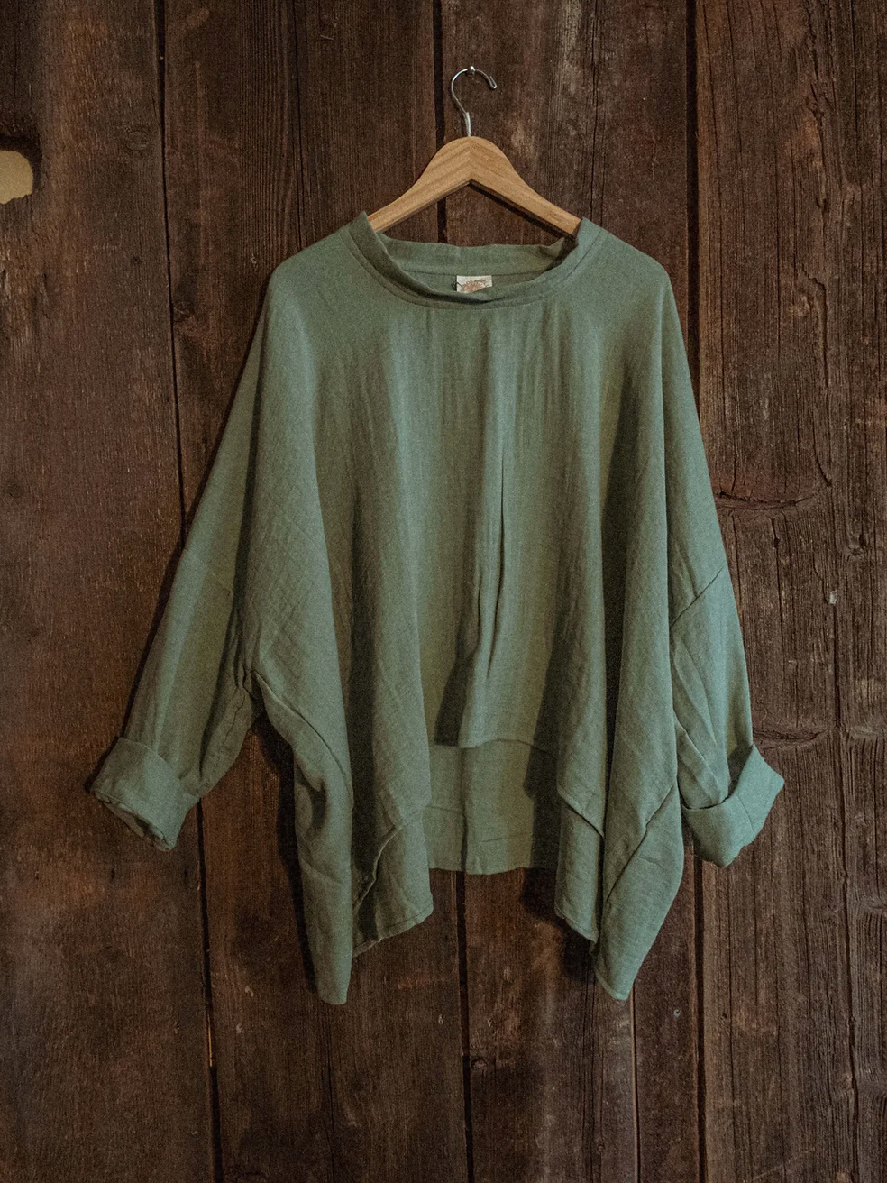 Gardenbelle Shop - Wholesale Sweatshirt - Unisex - Organic Boho Unisex Pullover Flowy Shirt, Bamboo Long Sleeve5