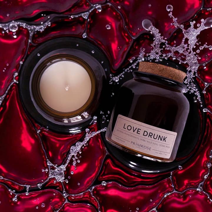 LOVE DRUNK for wholesale by Primrose Candle Company
