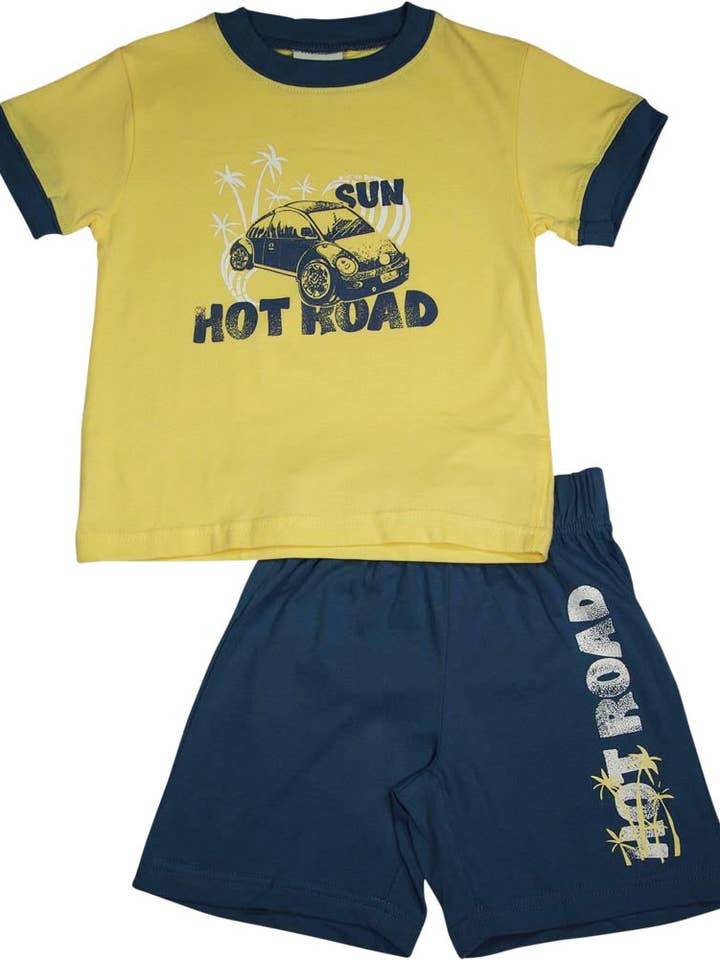 Eastern Off Price – Engroshandel Top- og shortssæt – til børn – Mish Mish småbørn & dreng bomuld kortærmet sæt2