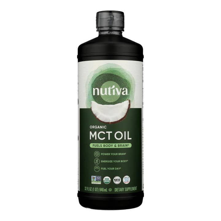 Everyday Supply Co - Wholesale Cooking Oil - Nutiva 100% Organic Mct Oil - 32 fl oz