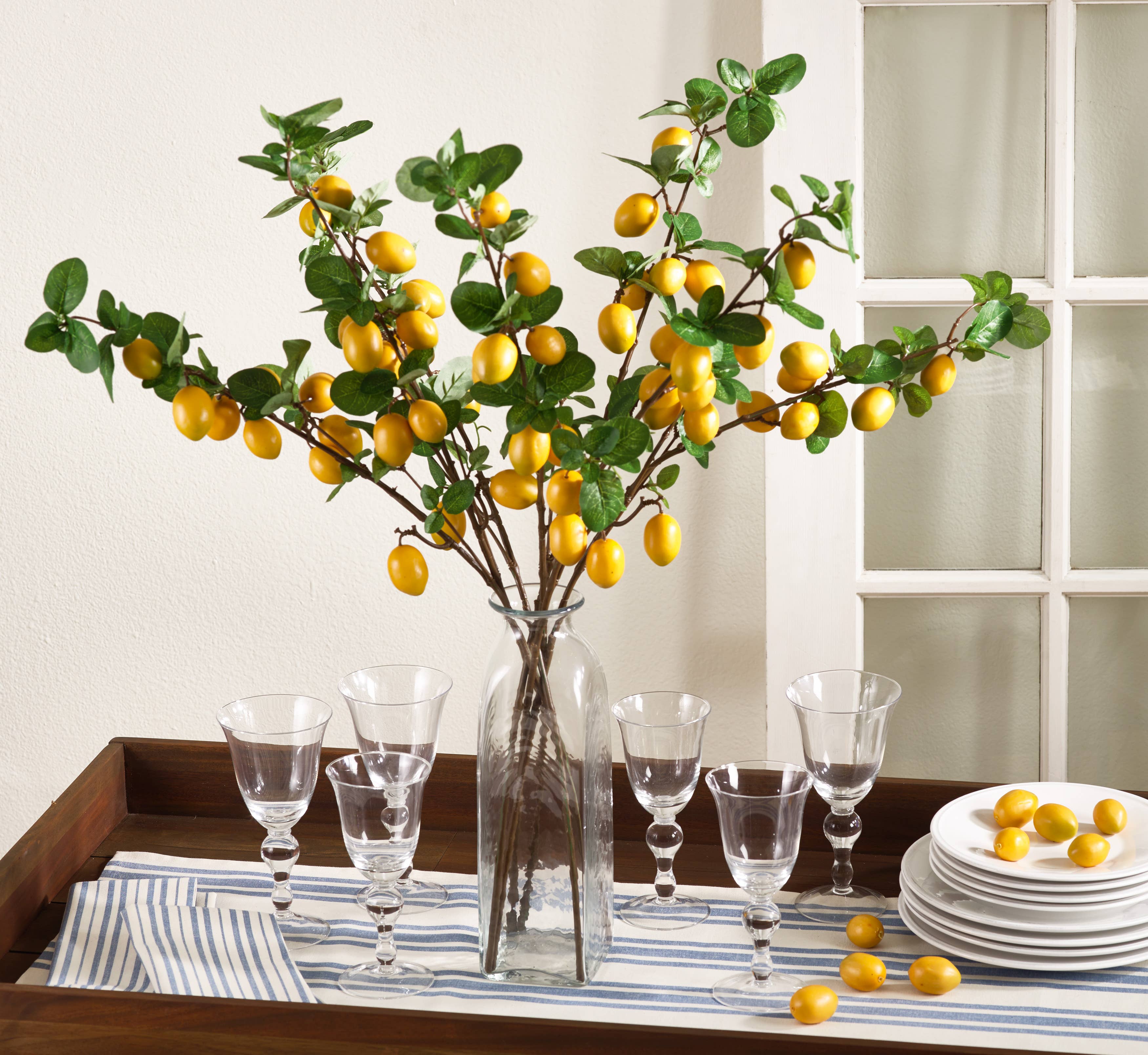 Lemon Branch - 32.5" (Set of 4 pcs) for wholesale on Faire1