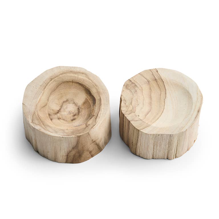 ByBazz - Wholesale Decorative Plate/Dish/Bowl - Blokje Hout Grillig1