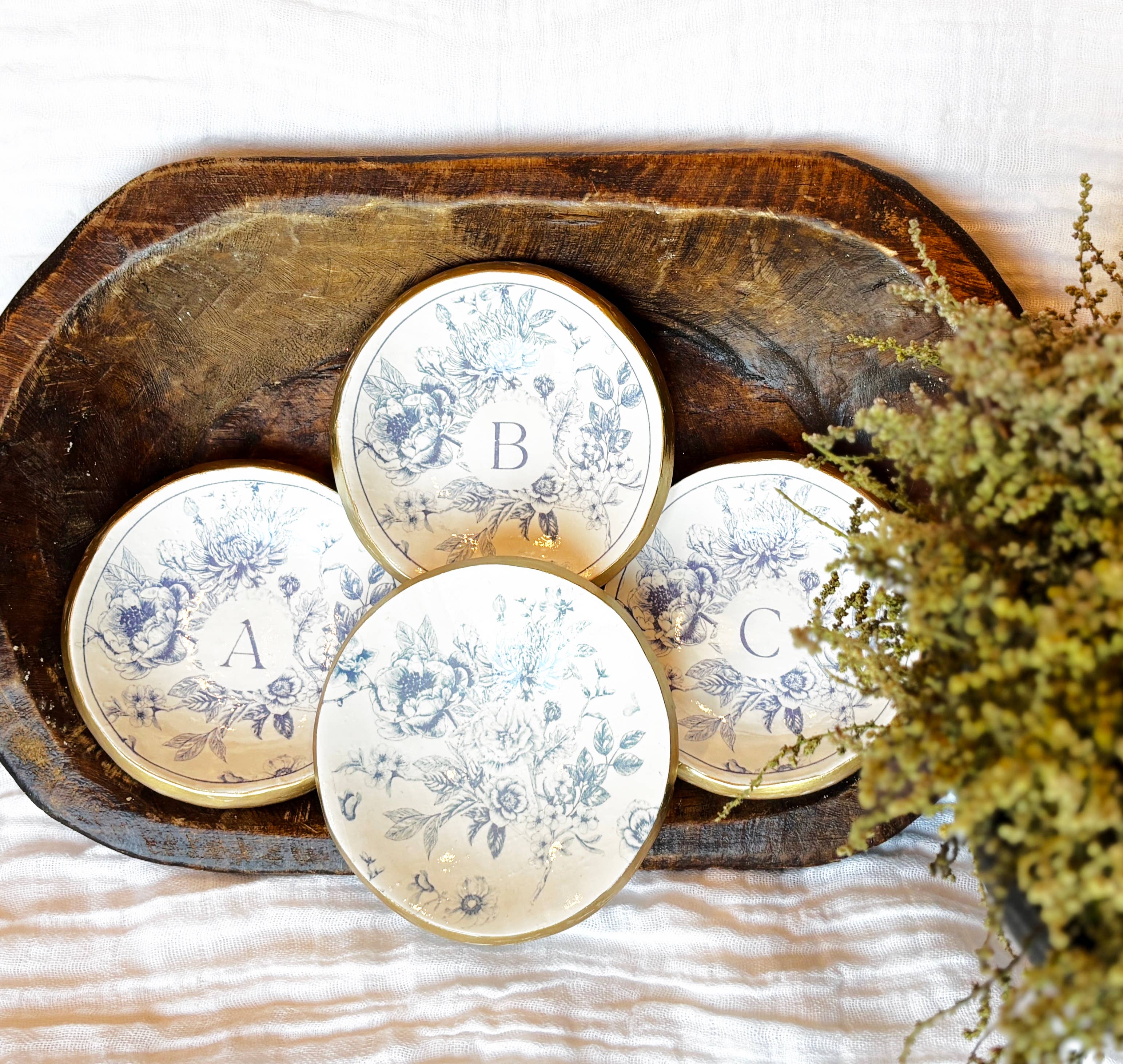 ShopWell - Wholesale Jewelry Dish - Cherished Ring Dish – Initial Optional2