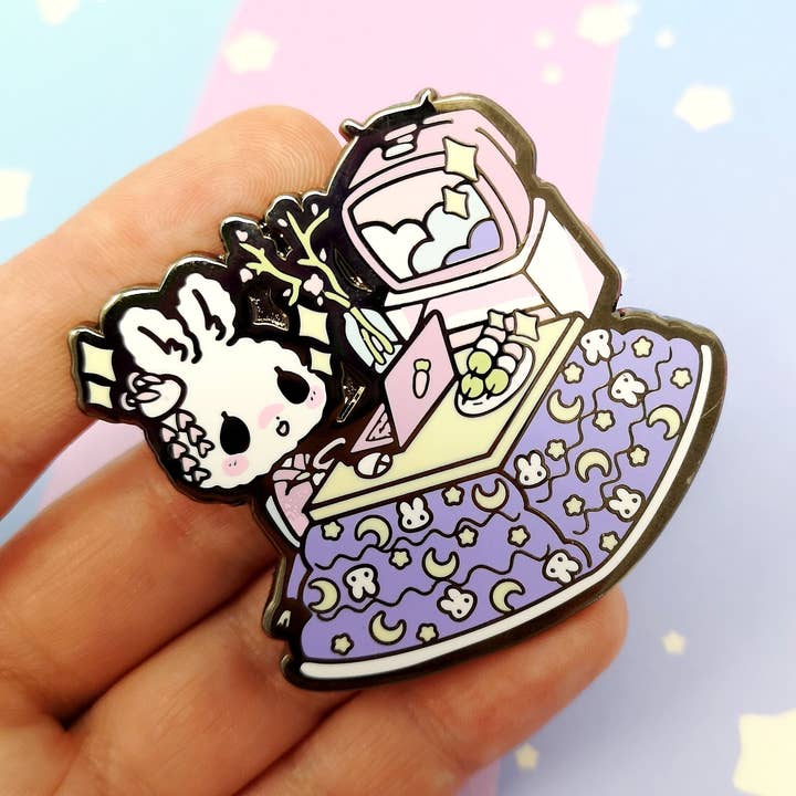 Boutique Secrète - Décembre 2019 - Kotatsu Bun - Épingle en Émail Dur pour la vente par Kittynaut