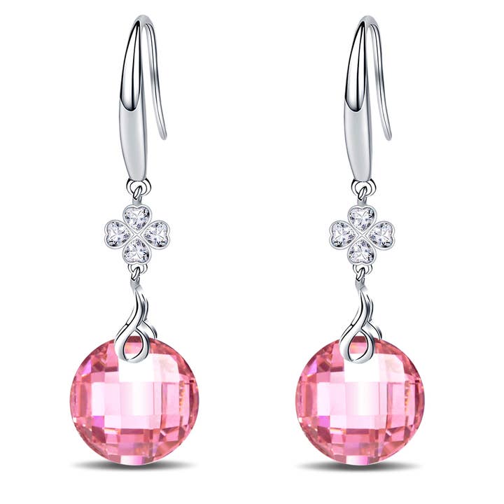 Ohrhänger aus 925er-Silber, 5A, mit Schildkrötenmuschelstruktur, CZ für den Großhandel von Sephla