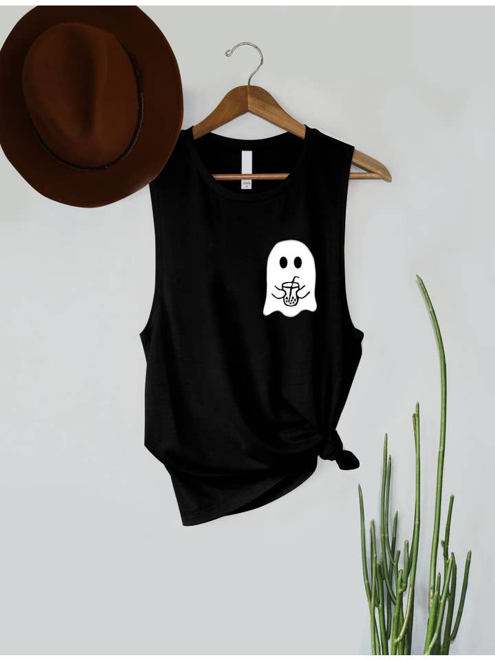 PINK NABI – wholesale Tank top – Women′s – Halloween Ghost