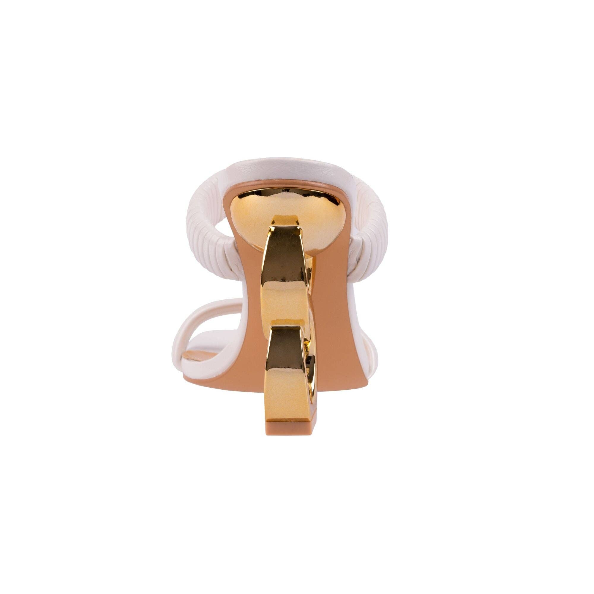 LADY COUTURE – Engroshandel Højhælede sko - Dame – Ninety Union RADDLE metalhæl plisseret tobåndsglide28