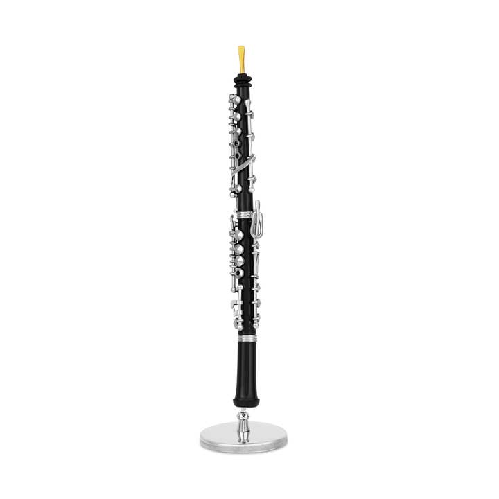 Miniatura di Oboe con Supporto e Custodia per la vendita all'ingrosso da parte di Broadway Gifts Co