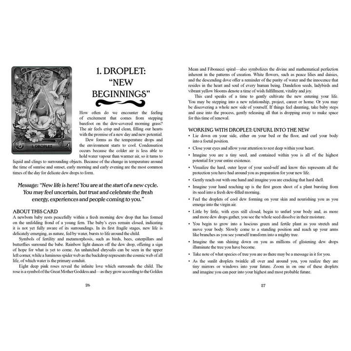 Simon & Schuster - Wholesale Tarot Cards - Water Alchemy Oracle by Alexandra Wenman