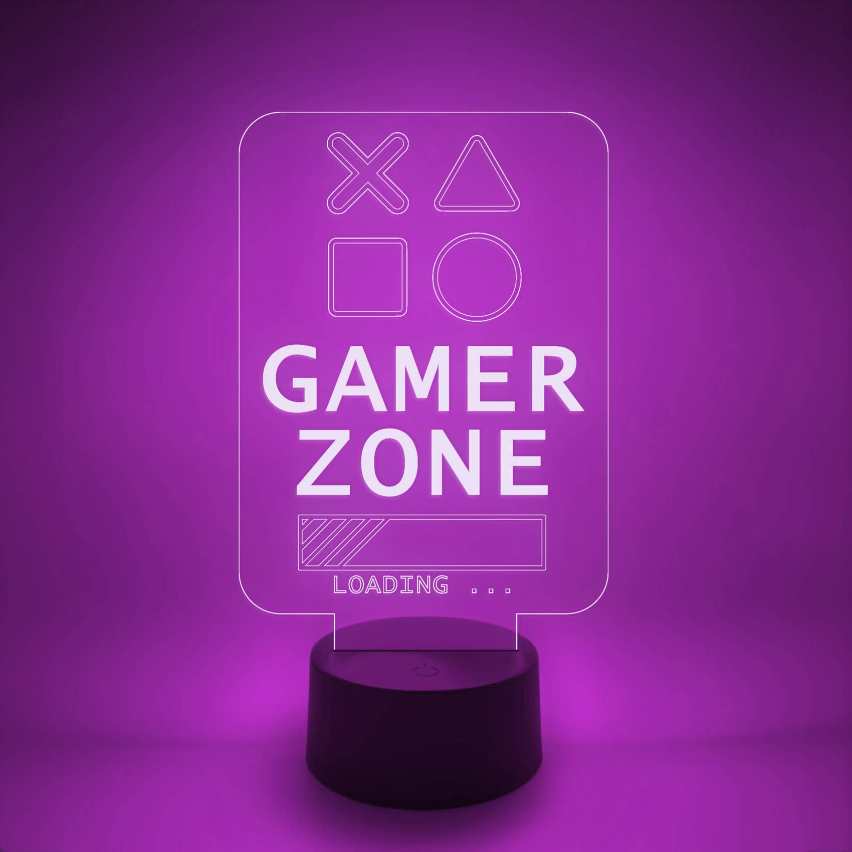 The 308 Collective - Vente Lampes d'appoint/de bureau - Lampe d'appoint LED pour jeux vidéo | Gamer Zone | Console Play1