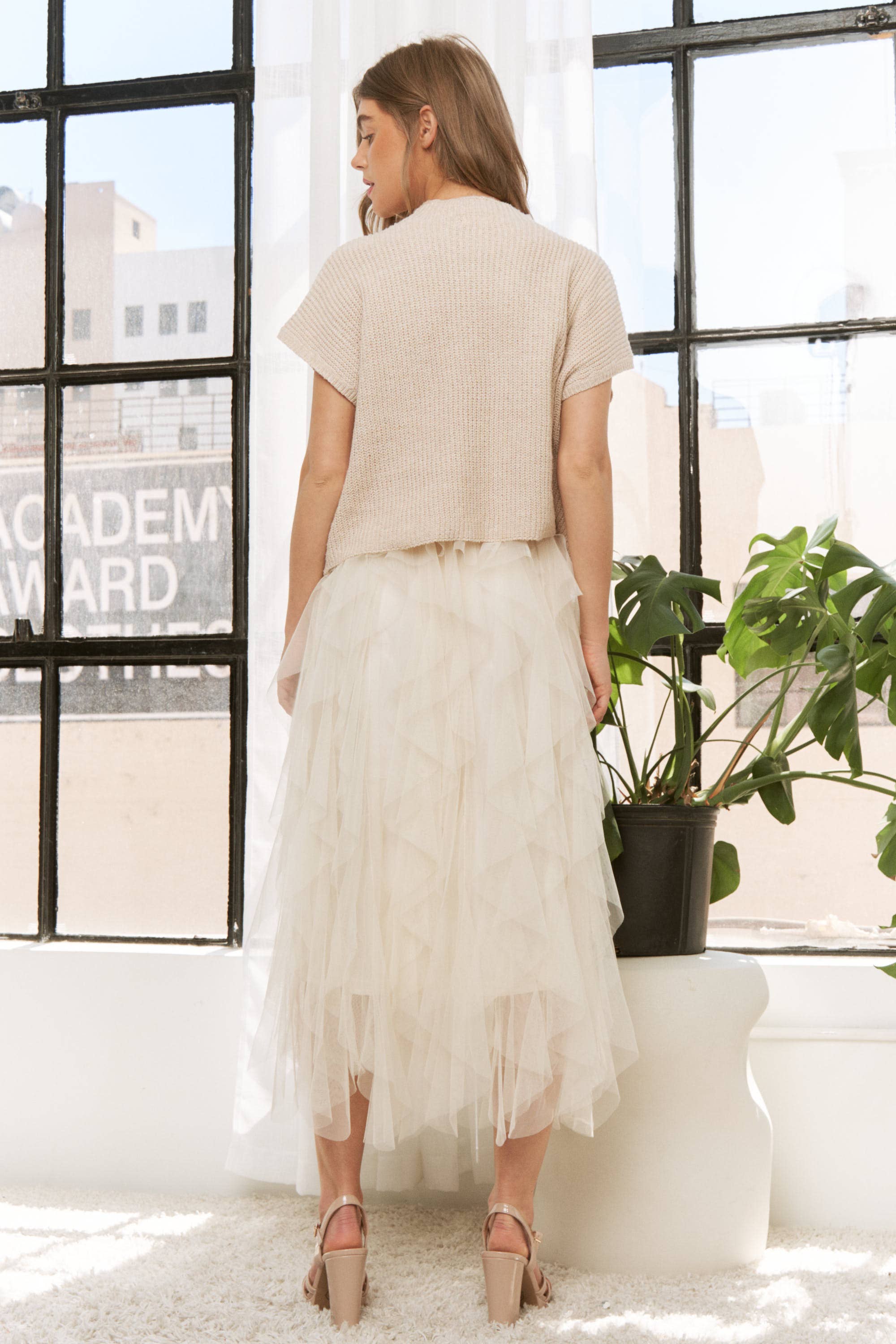 Sweet Generis - Wholesale Skirt - Women's - CASCADING TULLE MESH LAYERED MAX SKIRT16