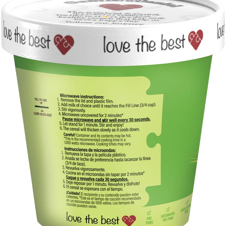 Gabriel & Daniel Wellness Oatmeals - Vendita all'ingrosso Cereali - Confezione da 24 di cereali caldi di riso cremoso istantaneo biologico SS2