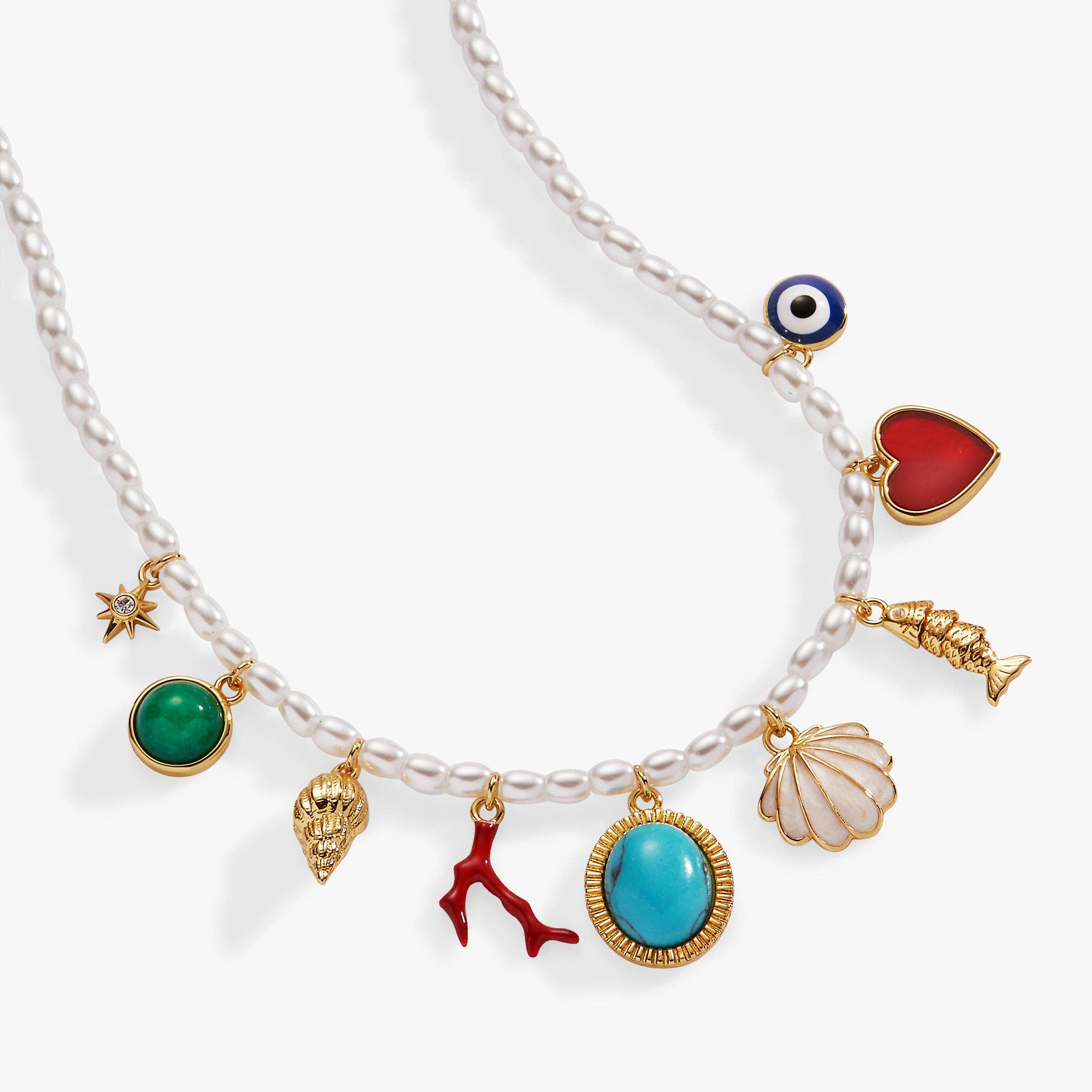 Alex and Ani - Vente Colliers à pendentif - Collier Charm Perle Plage de Lune2