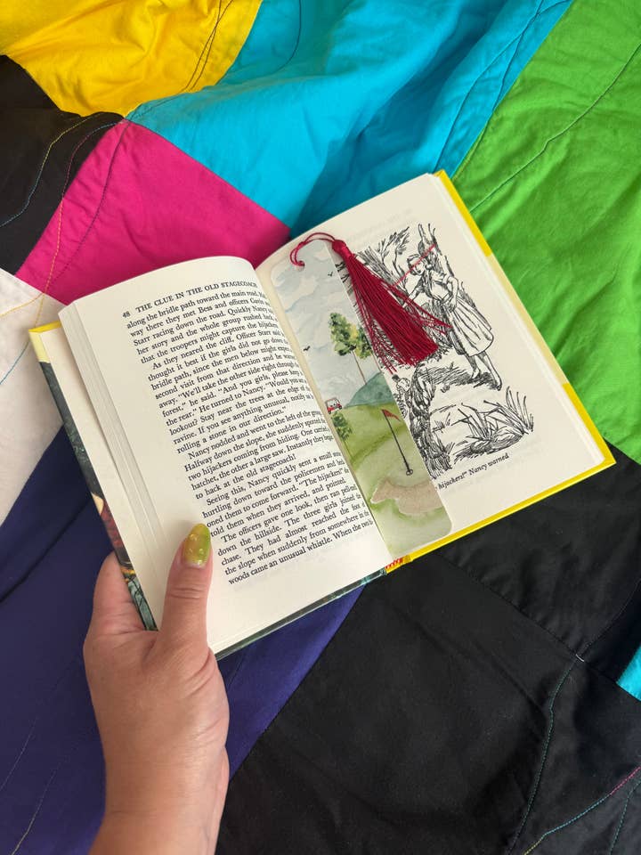 The 19th Hole Bookmark for wholesale by Dead Air Doodles