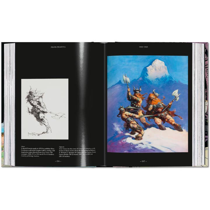 TASCHEN America - Wholesale Arts & Entertainment - The Fantastic Worlds of Frank Frazetta. 45th Ed. (German, French, English)5
