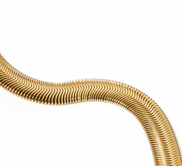 HoopLa – Großhandel Glieder- & Kettenarmband – Schlangenfischgräten-Stahlkettenarmband - Wasserdicht1