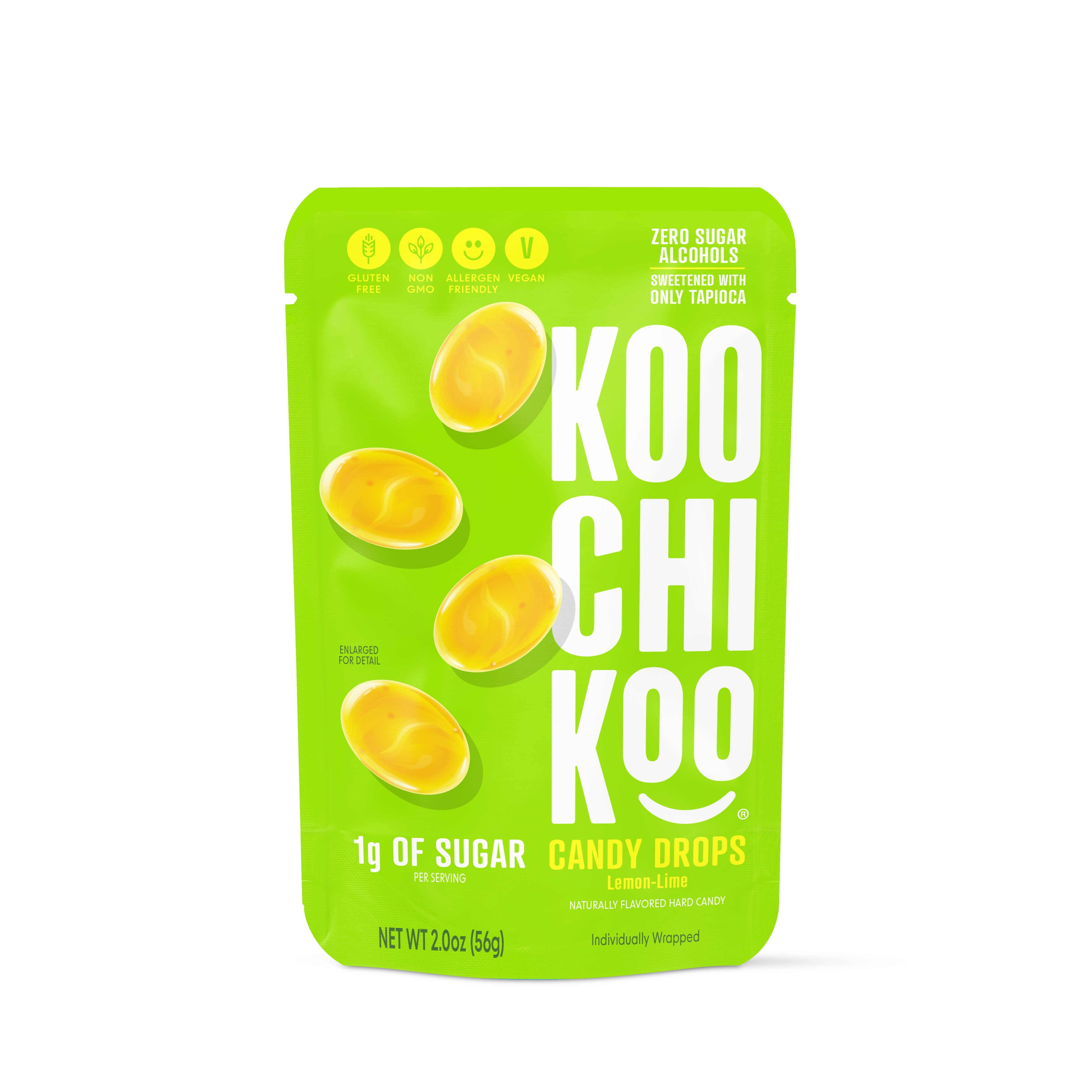 Koochikoo - Wholesale Hard Candy - Lemon-Lime Drops 10x16ct