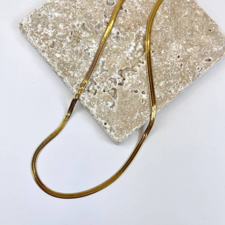 Chaîne Alex Snake (3 mm) pour la vente par Lumini Jewelry