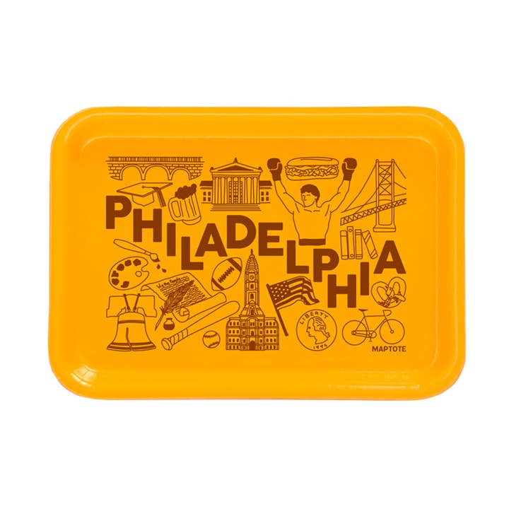 Maptote - Wholesale Decorative Tray - Philadelphia Small Tray0